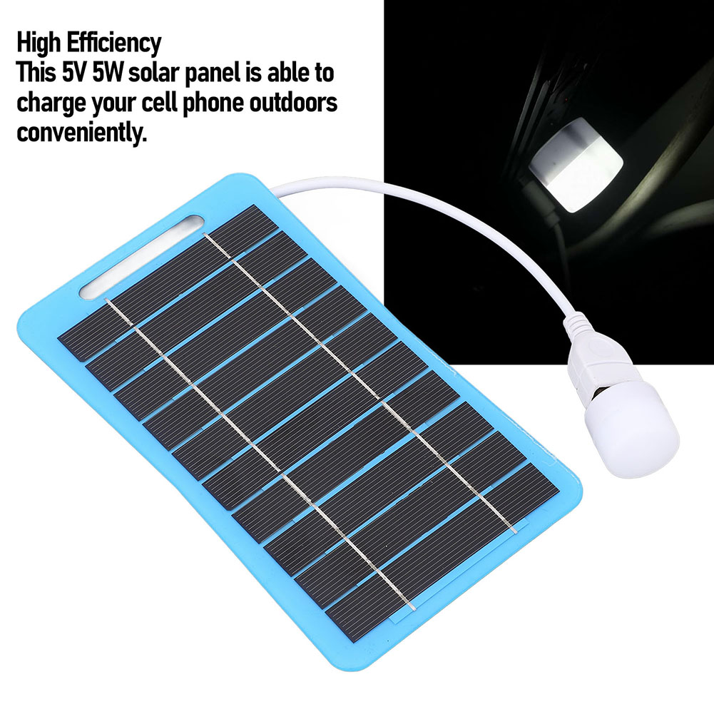 Solar Charger Panel Foldable - Polykristalline Silizium-Solarmodule, 5 W, 5 V,