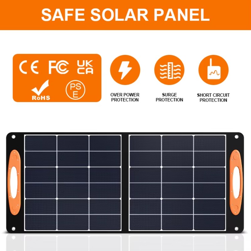 100W Solarladegerät, Wasserdic – Solar Charger Panel Foldable Bewertung und Preis